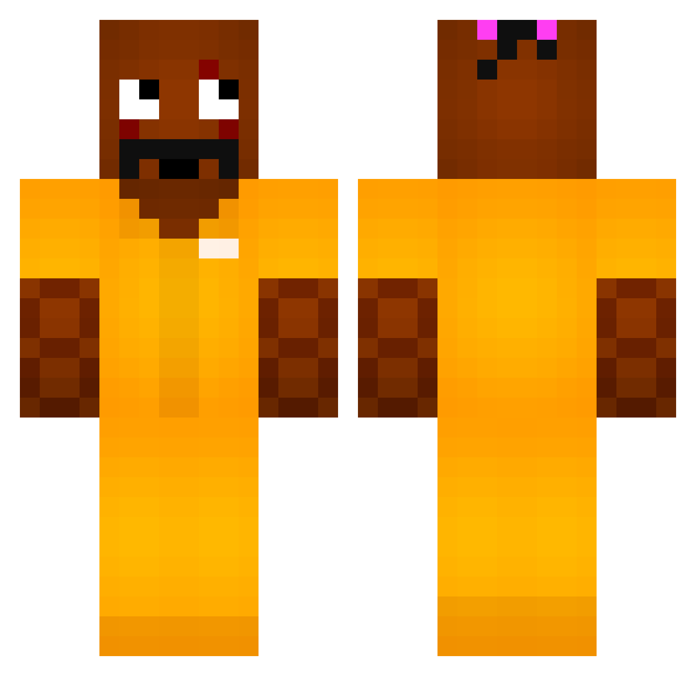 BuBtrees - inmate Minecraft skin