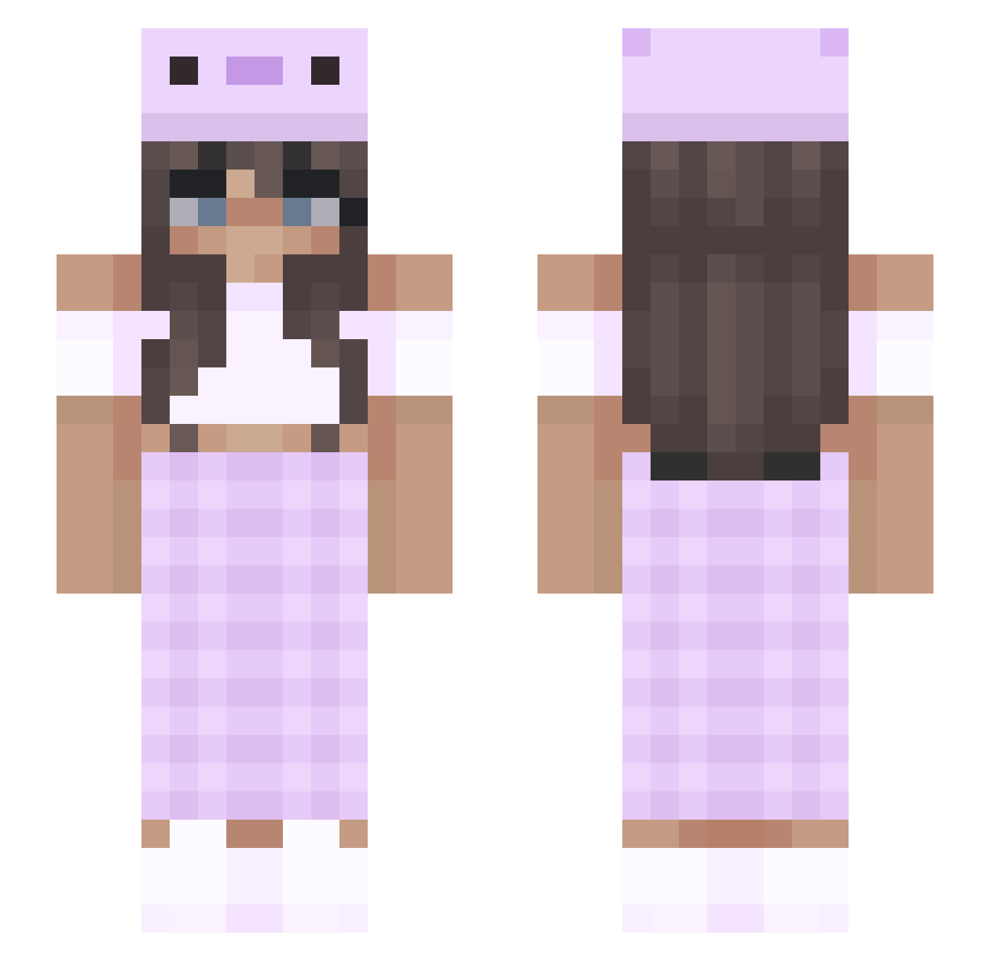 Ching515_TW Minecraft skin, front and back view