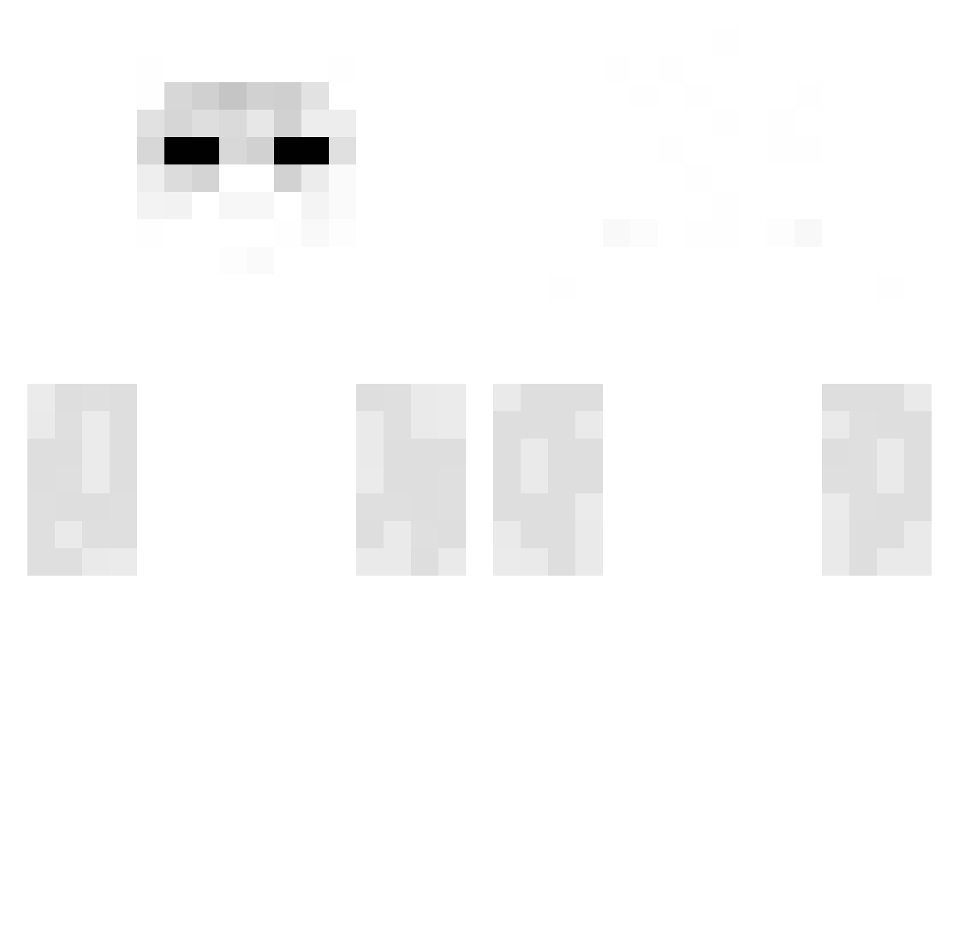 versioonz Minecraft skin, front and back view
