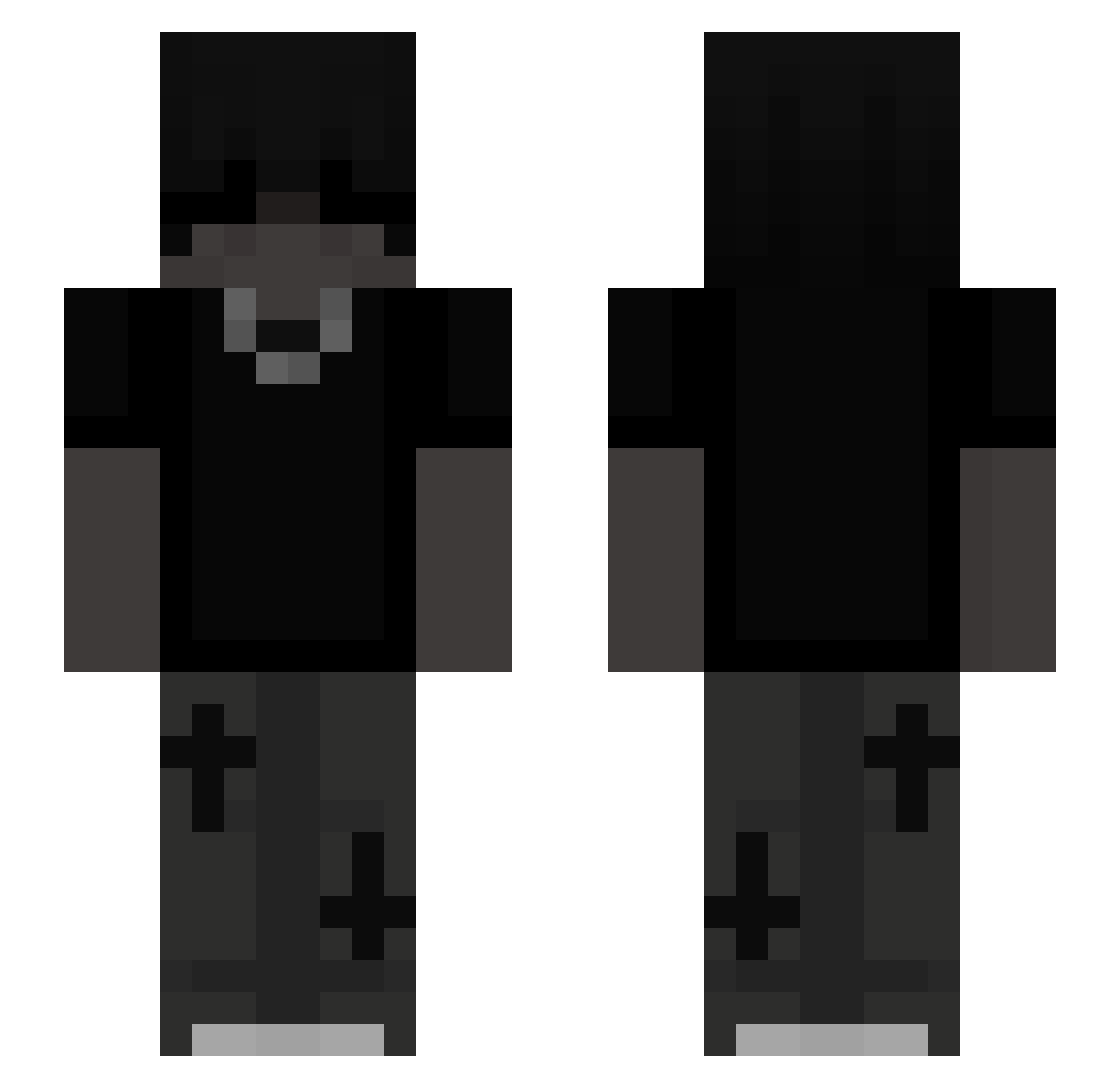 tilen44 Minecraft skin, front and back view