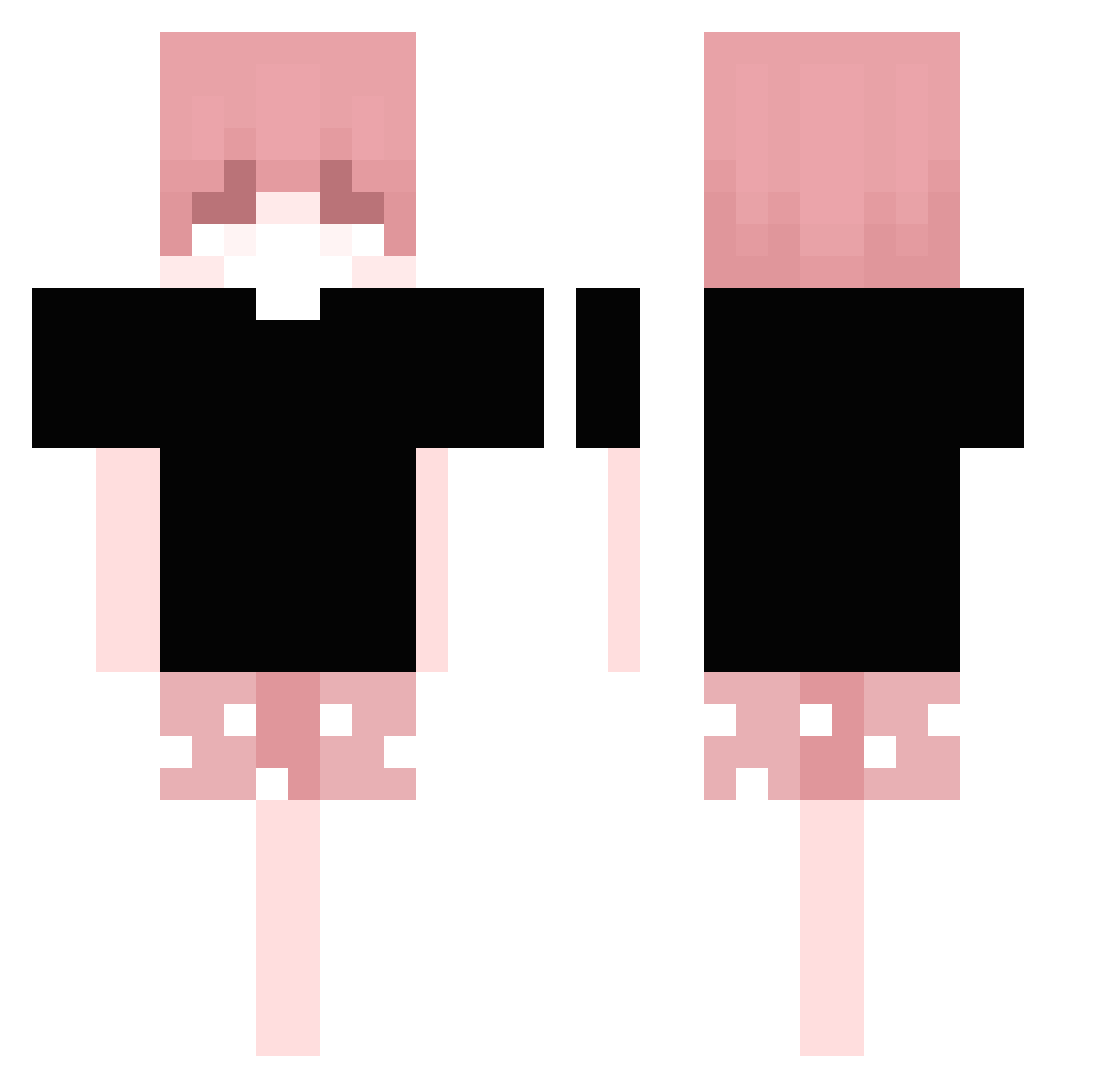 Raito5445 Minecraft skin, front and back view