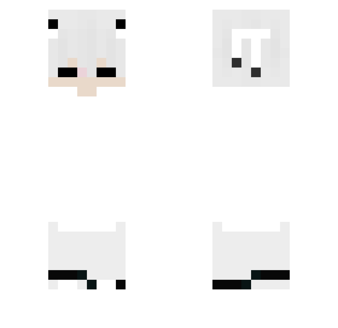 zMarc04 Minecraft skin, front and back view