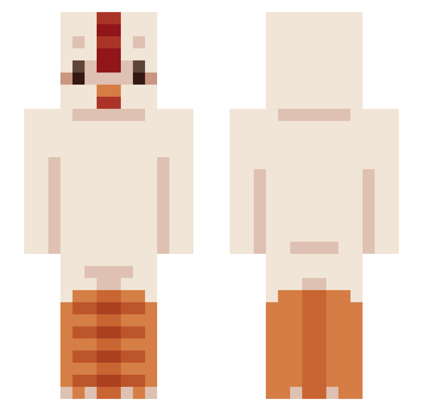 Seiii_ Minecraft skin, front and back view