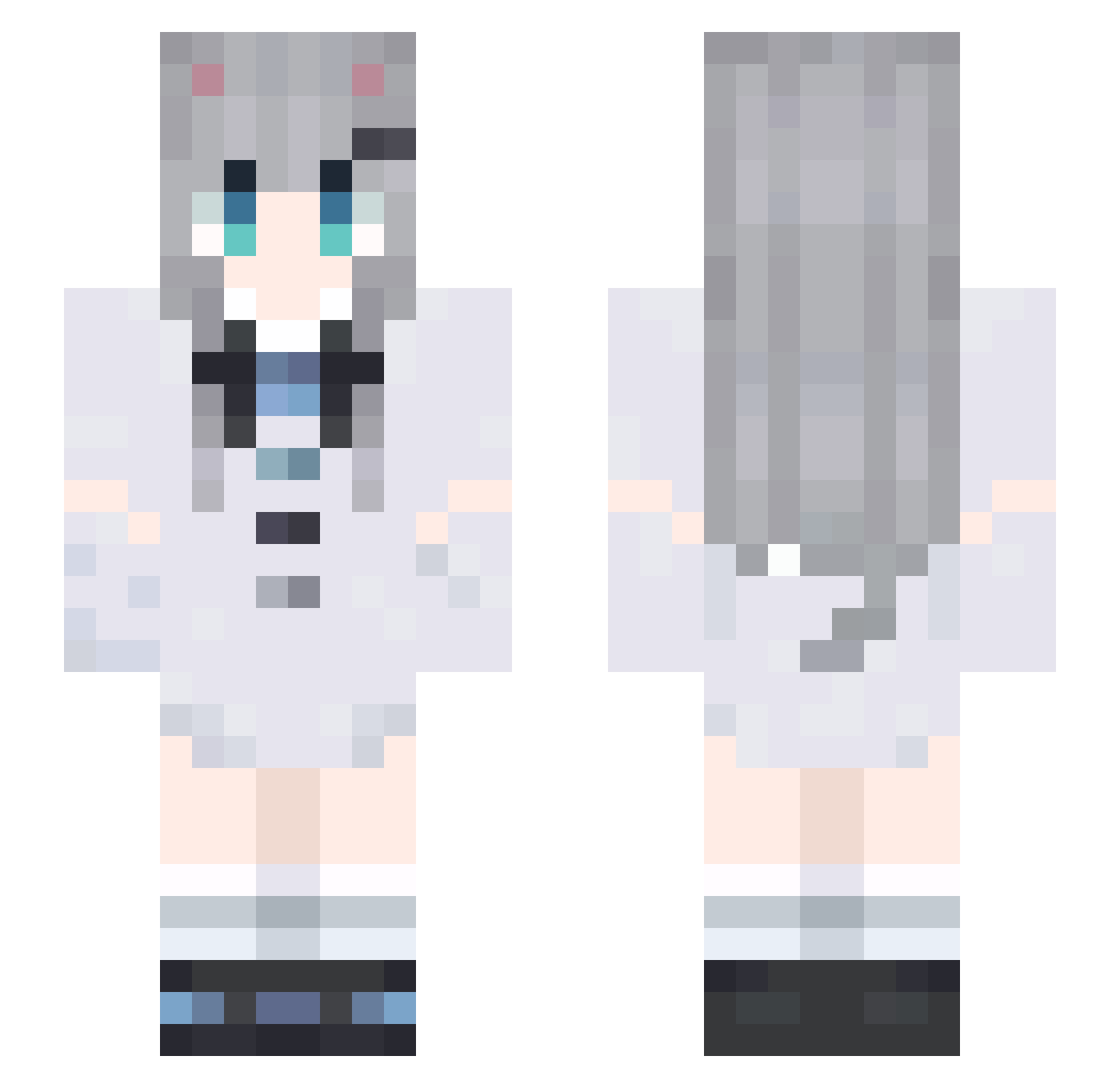 ask_wang Minecraft skin, front and back view