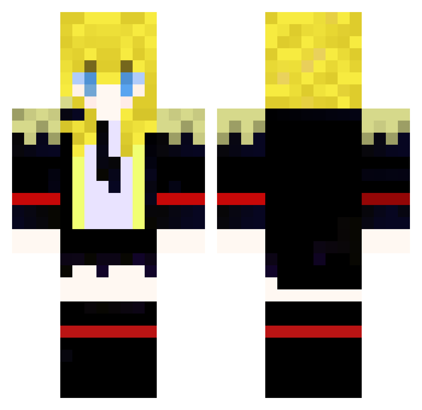 GSmayumayu Minecraft skin, front and back view