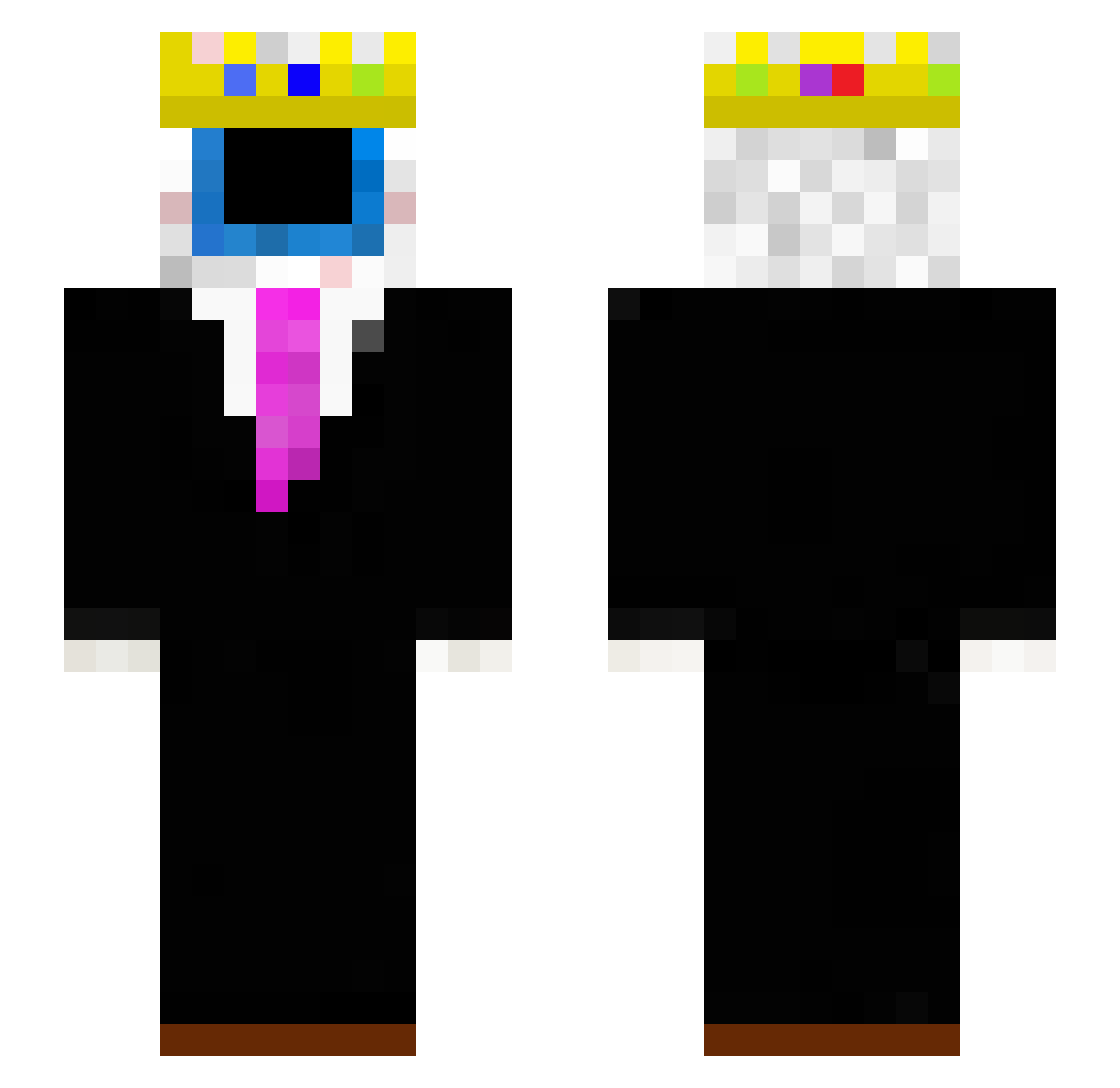 a1essi007n7l_l Minecraft skin, front and back view