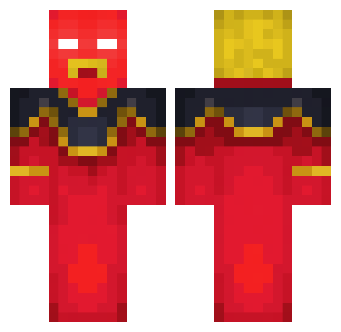 ZjoaoXs7 Minecraft skin, front and back view
