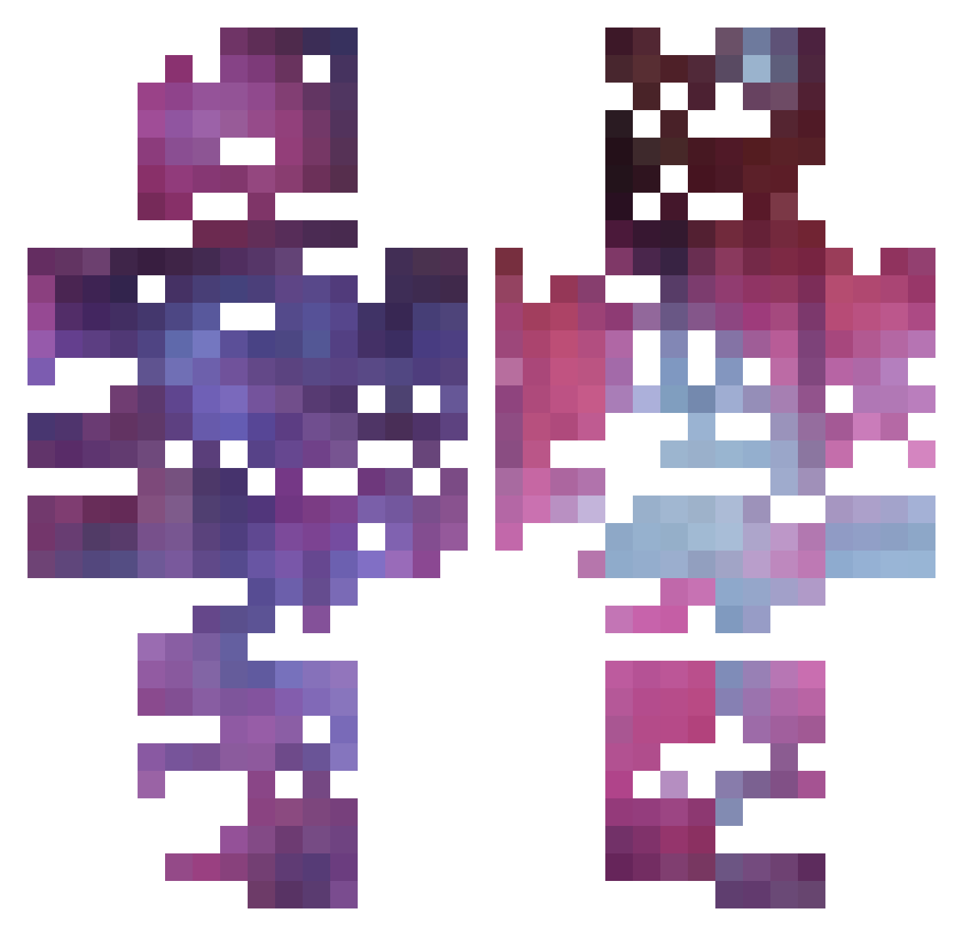 RedPandaf Minecraft skin, front and back view