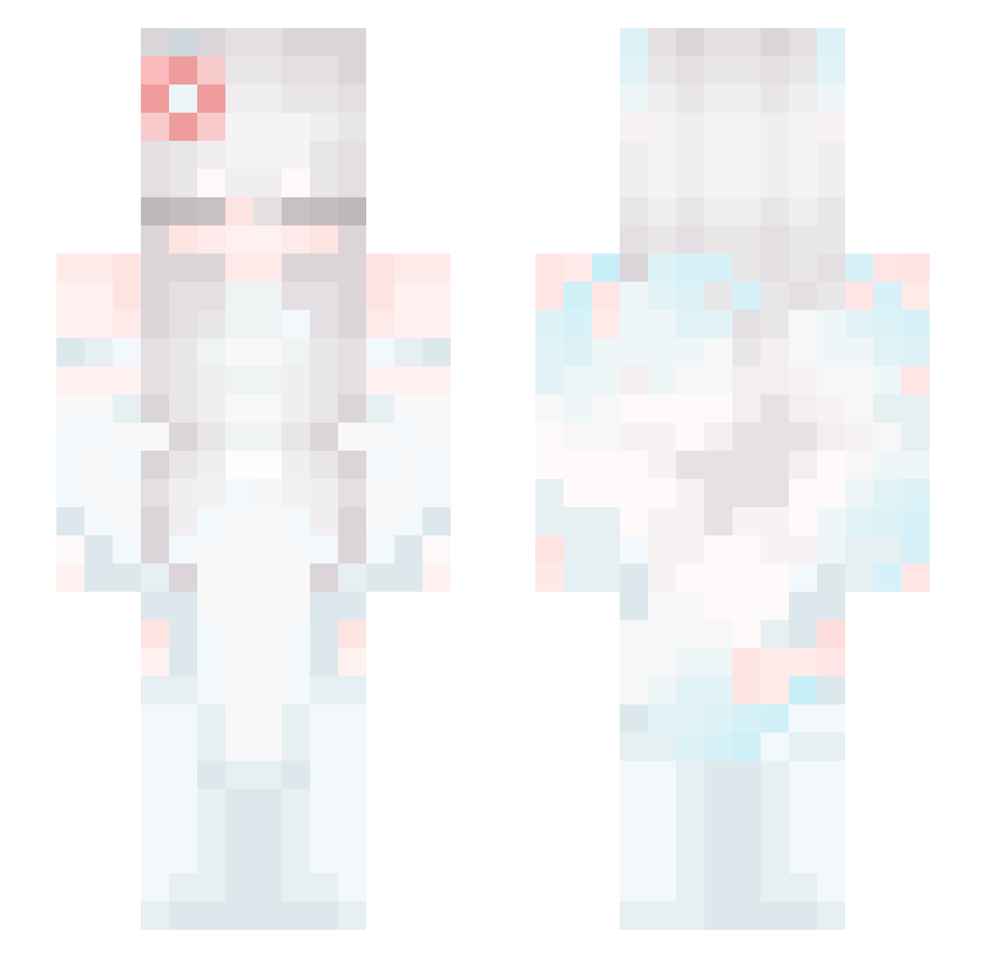smileface2 Minecraft skin, front and back view