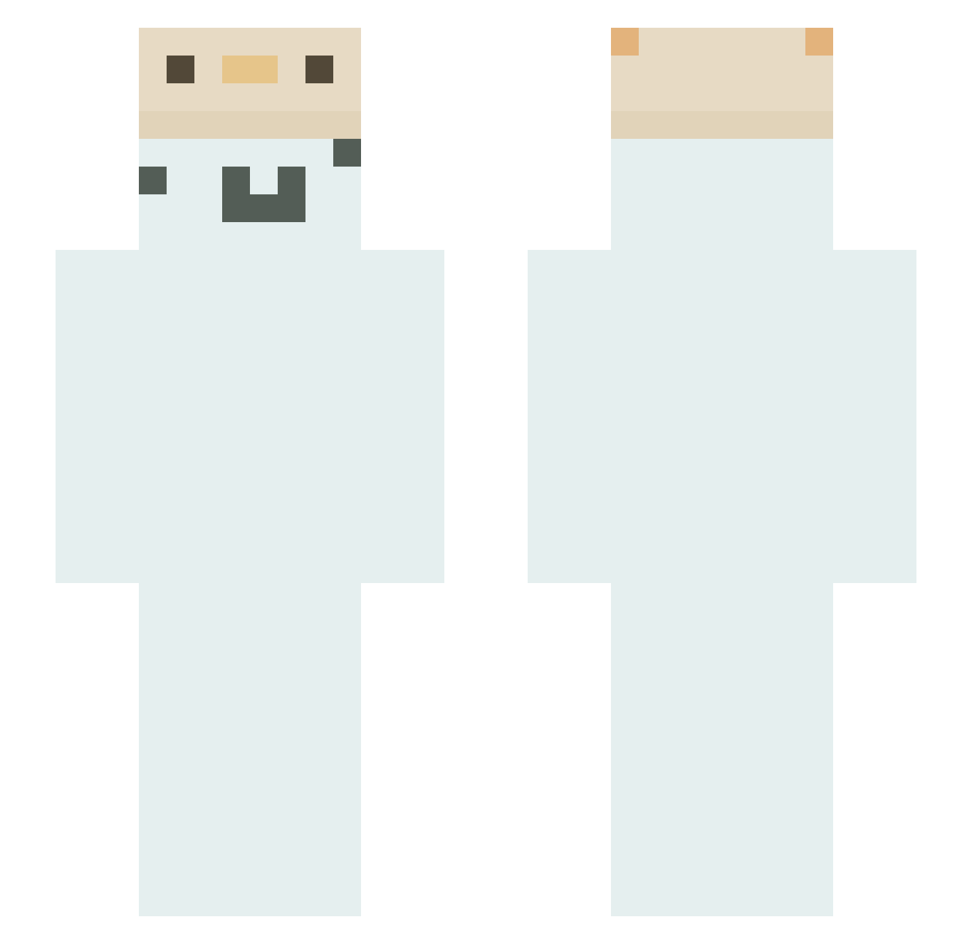 Epilogue_4U Minecraft skin, front and back view