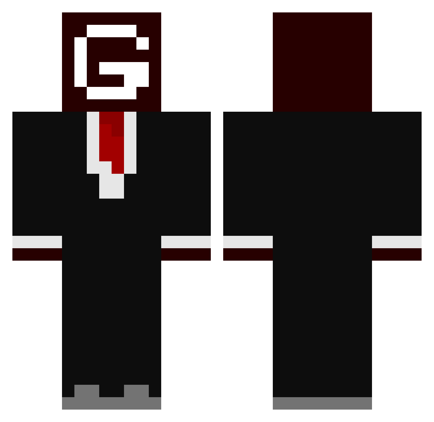 MR_JPD Minecraft skin, front and back view