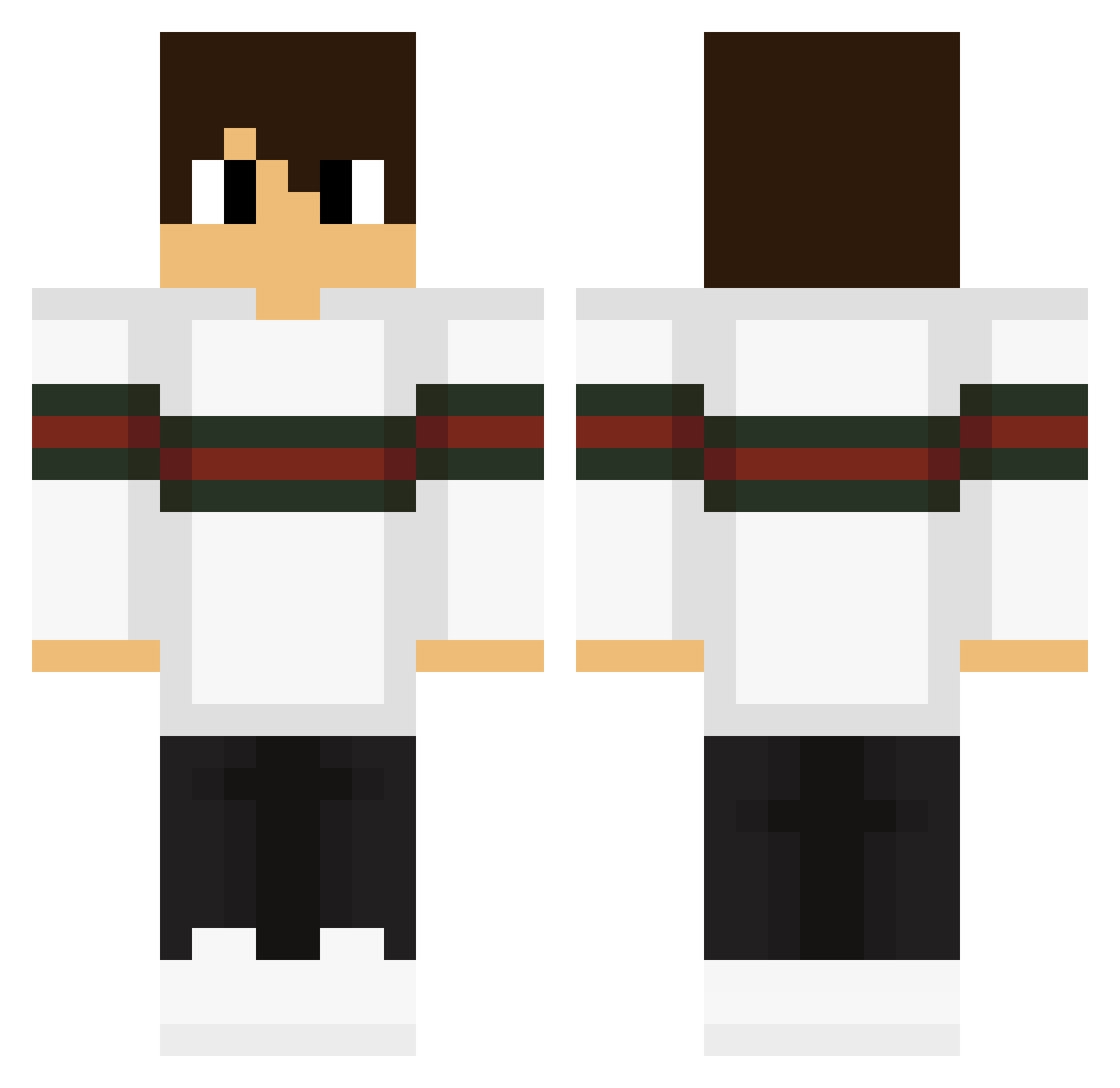 yeahboiiii21 Minecraft skin, front and back view