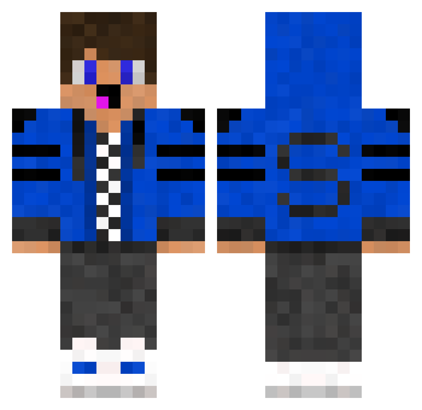 AllrounderAndre Minecraft skin, front and back view