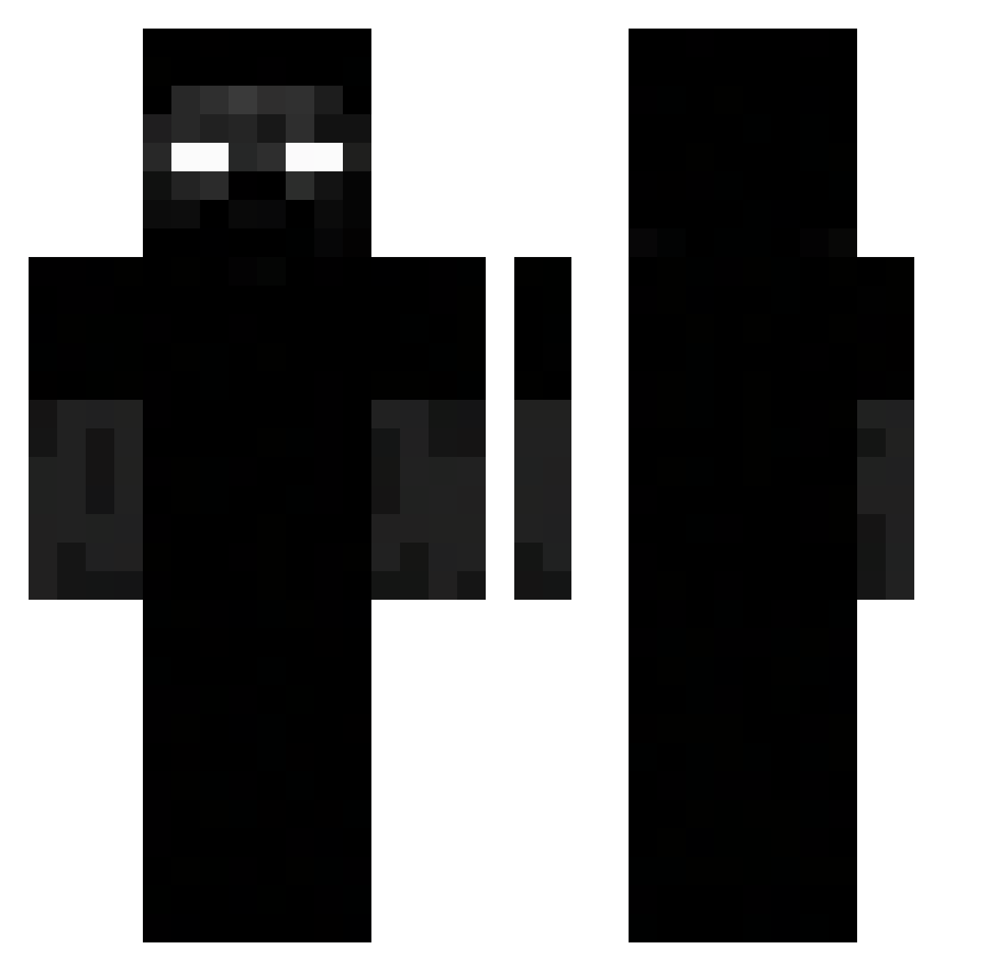 Rip_kev Minecraft skin, front and back view