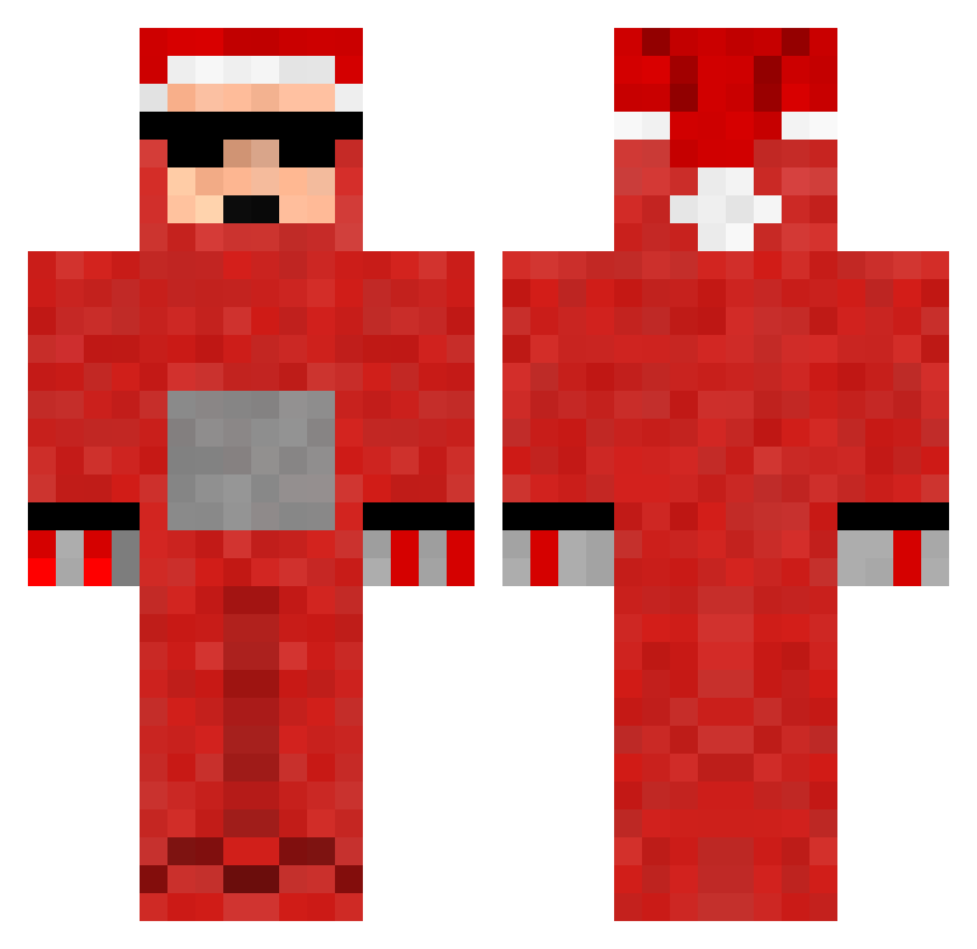 natalcia2837 Minecraft skin, front and back view