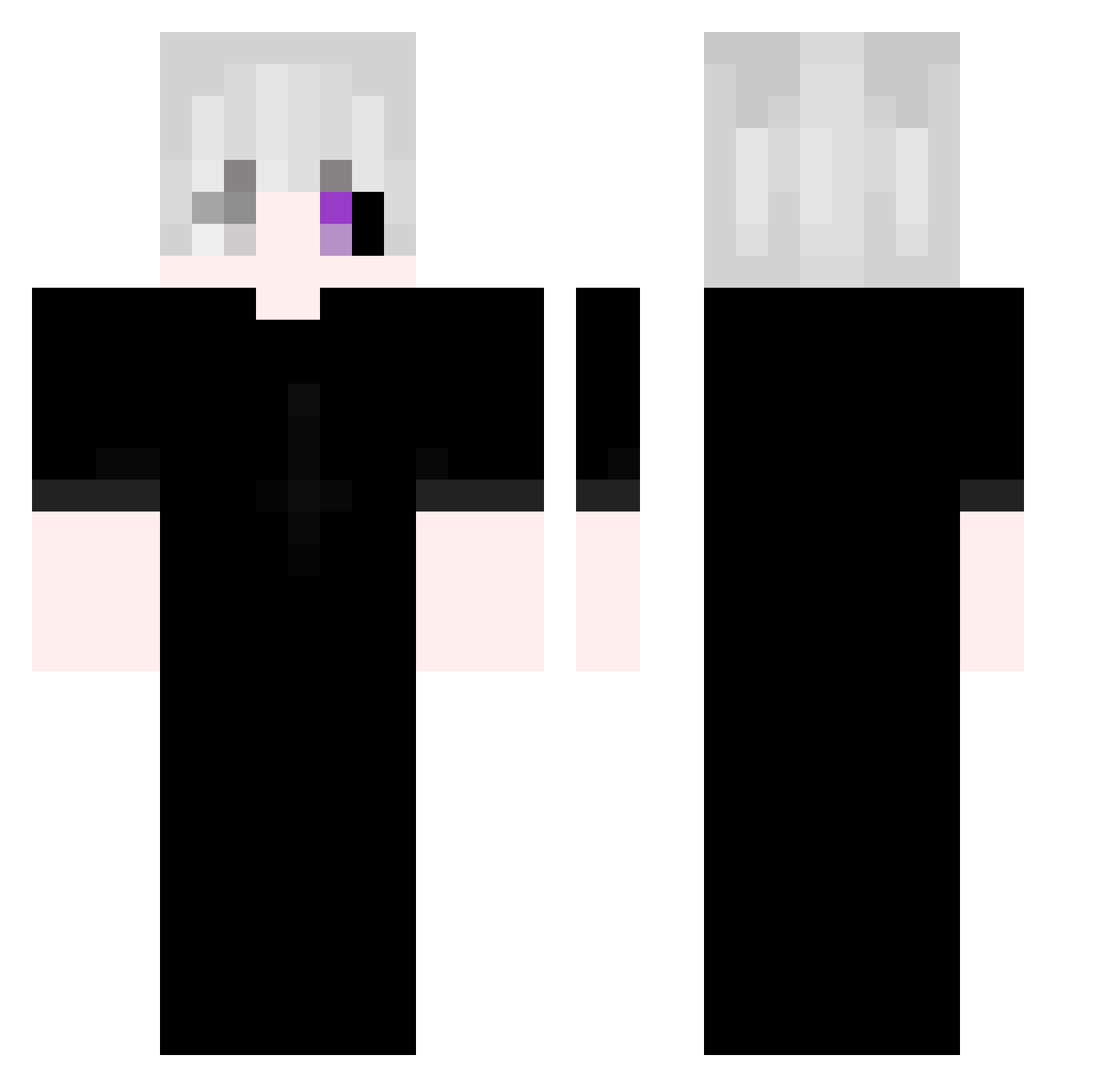 Rynnv_ Minecraft skin, front and back view