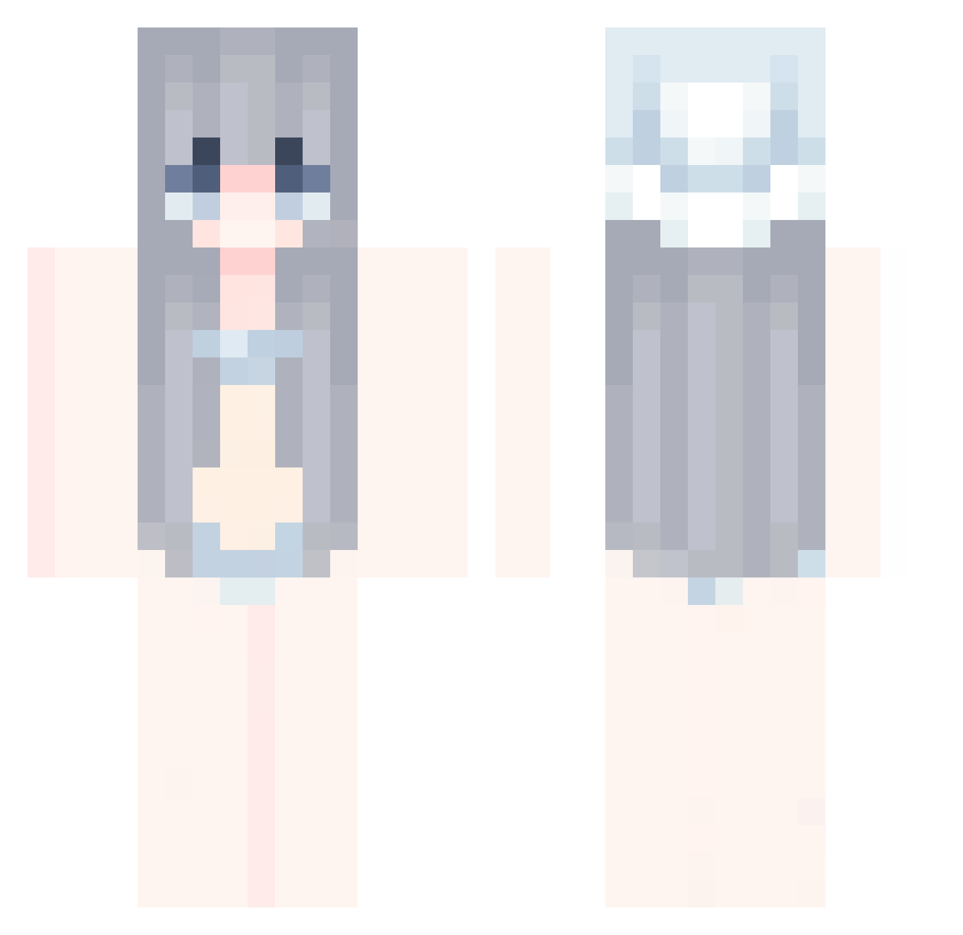 XxOg_LoLxX Minecraft skin, front and back view