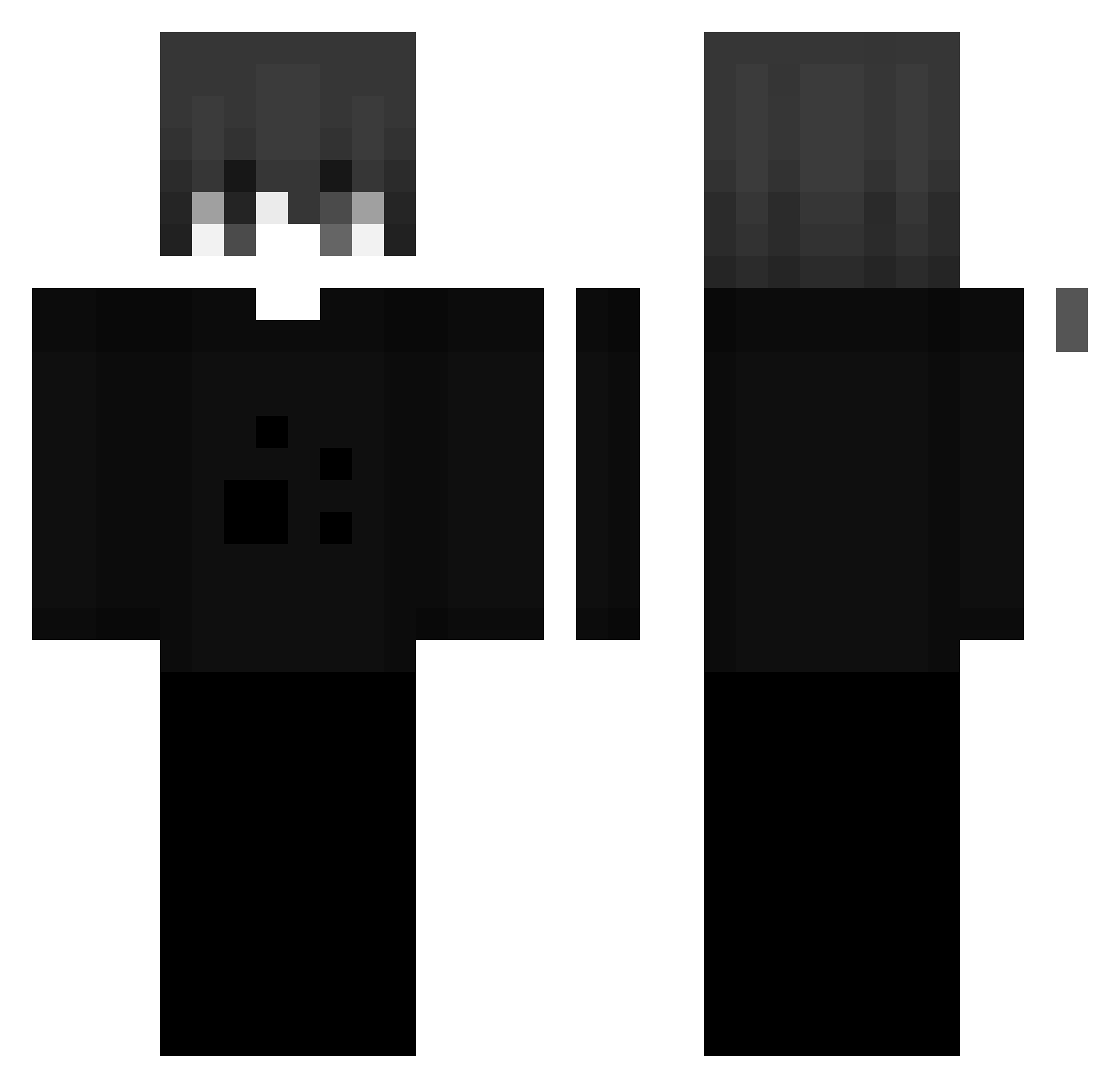 r3alpancakez Minecraft skin, front and back view