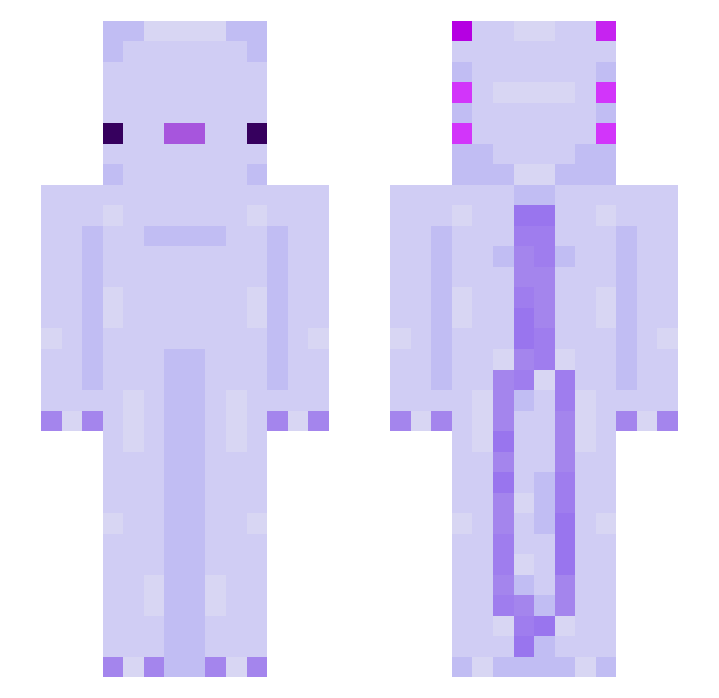 sabim0n Minecraft skin, front and back view