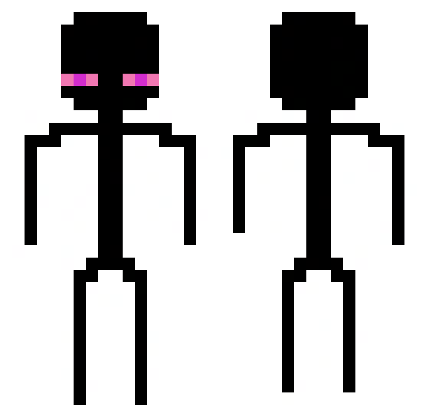 Robbydernoob Minecraft skin, front and back view