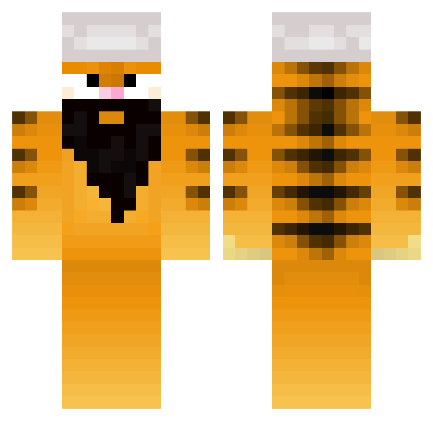 TJ_Mac1234 Minecraft skin, front and back view