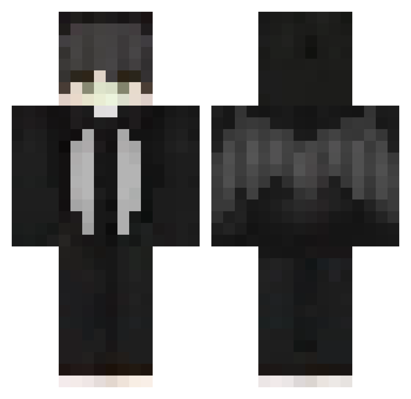 Joelbaldwin42 Minecraft skin, front and back view