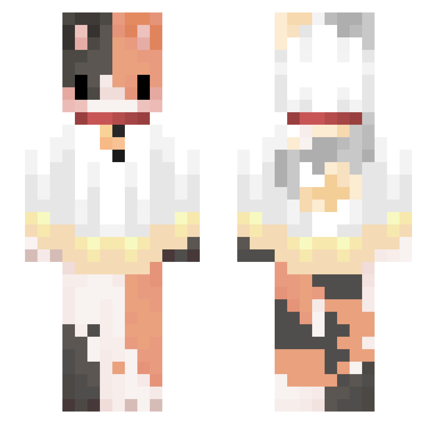 Winteryyy_ Minecraft skin, front and back view
