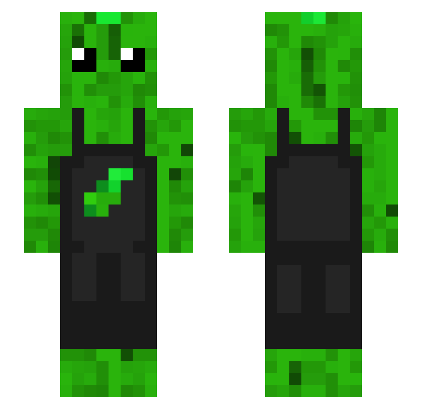 Joshua18cm Minecraft skin, front and back view