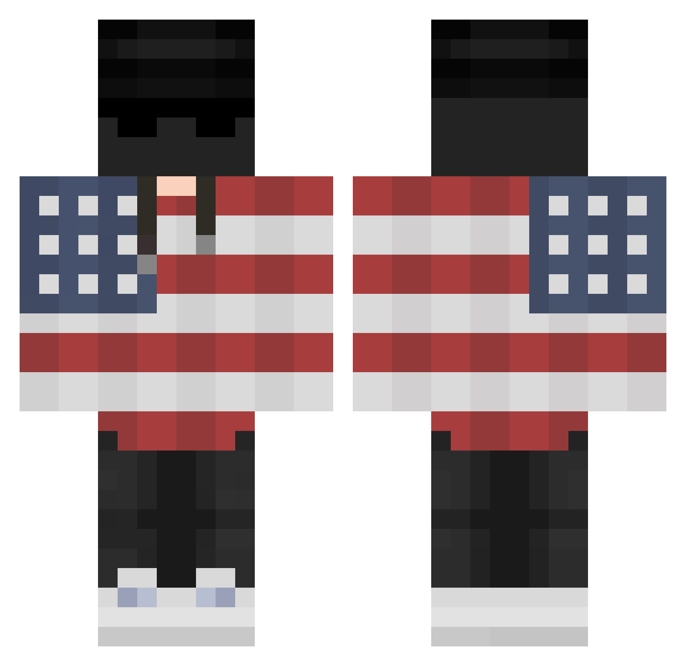 _Apollo_15_ Minecraft skin, front and back view