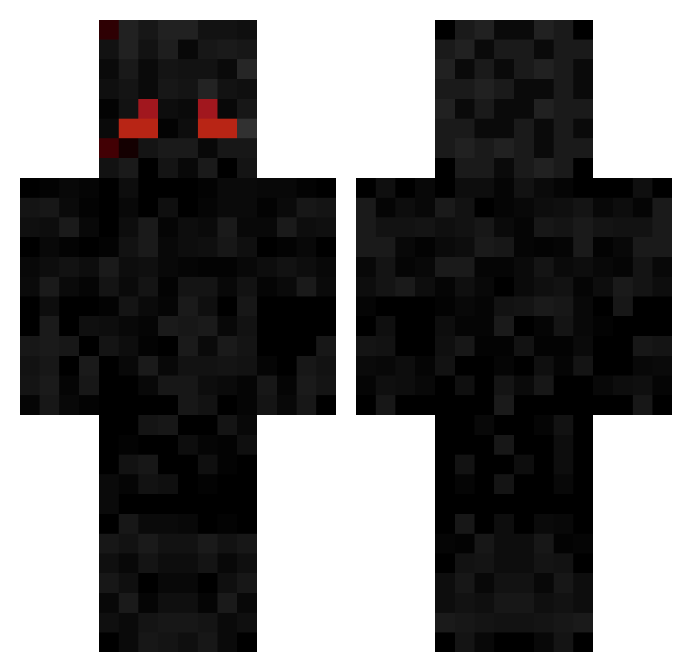 Mr_Weirdness Minecraft skin, front and back view