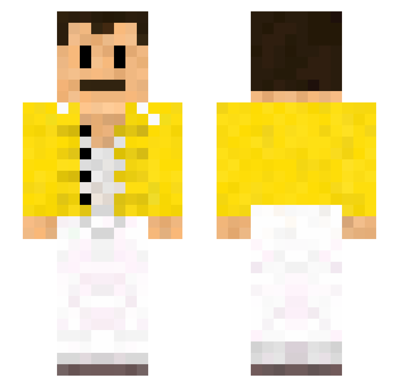 simonelymark Minecraft skin, front and back view