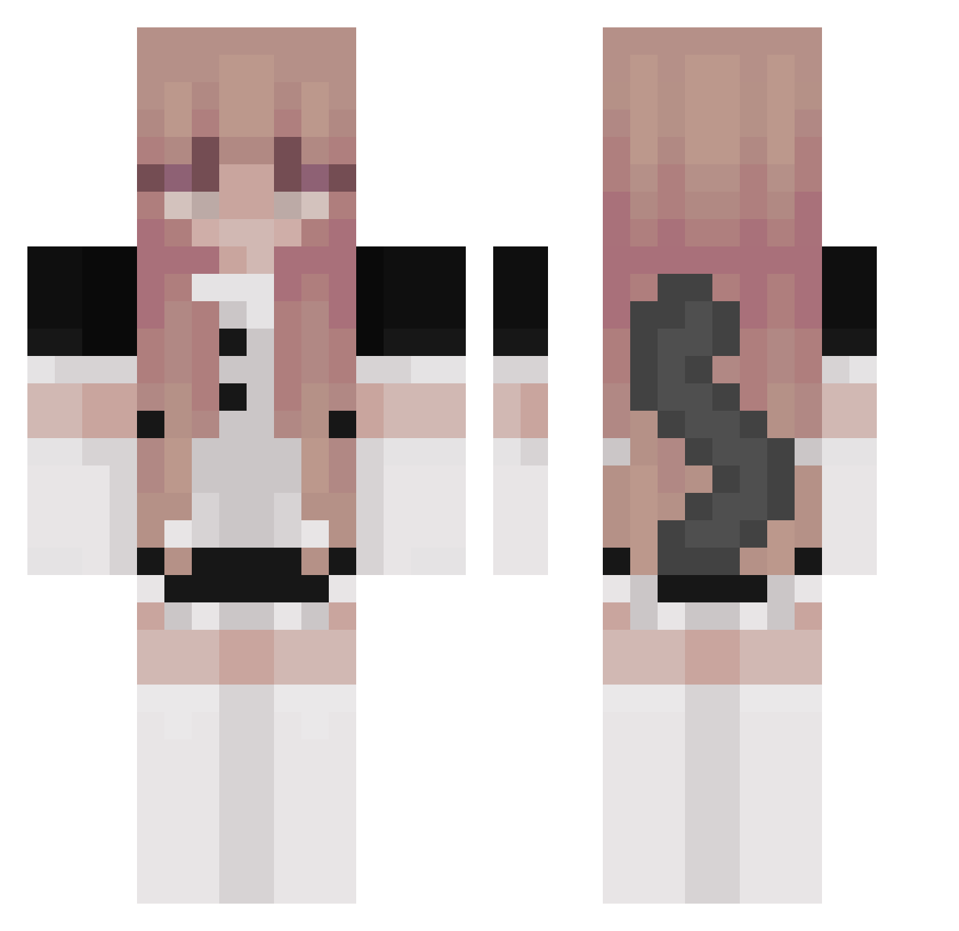 ThomasShelton3 Minecraft skin, front and back view