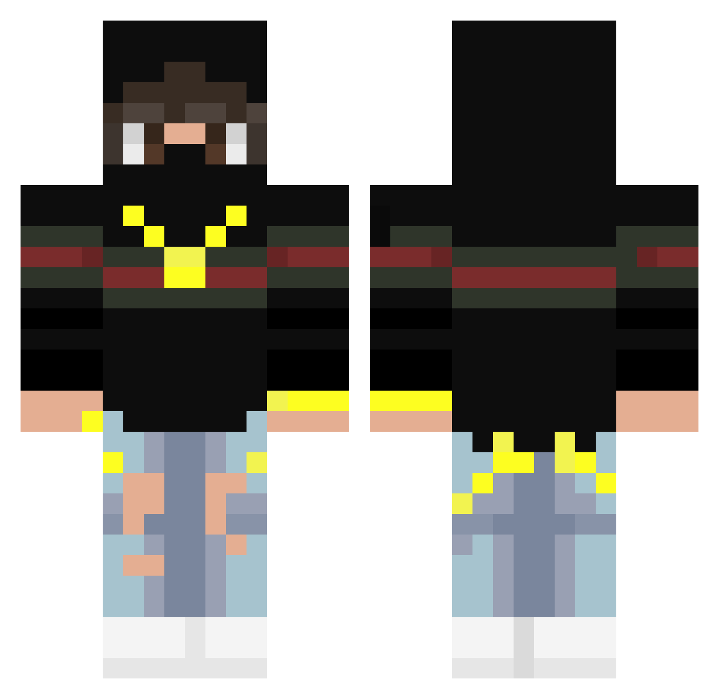 reidor_ Minecraft skin, front and back view