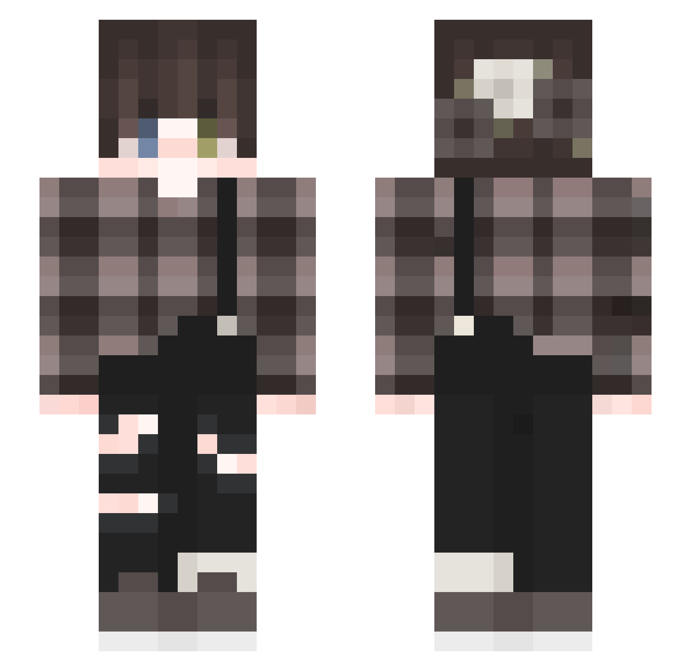 YouMay0627 Minecraft skin, front and back view