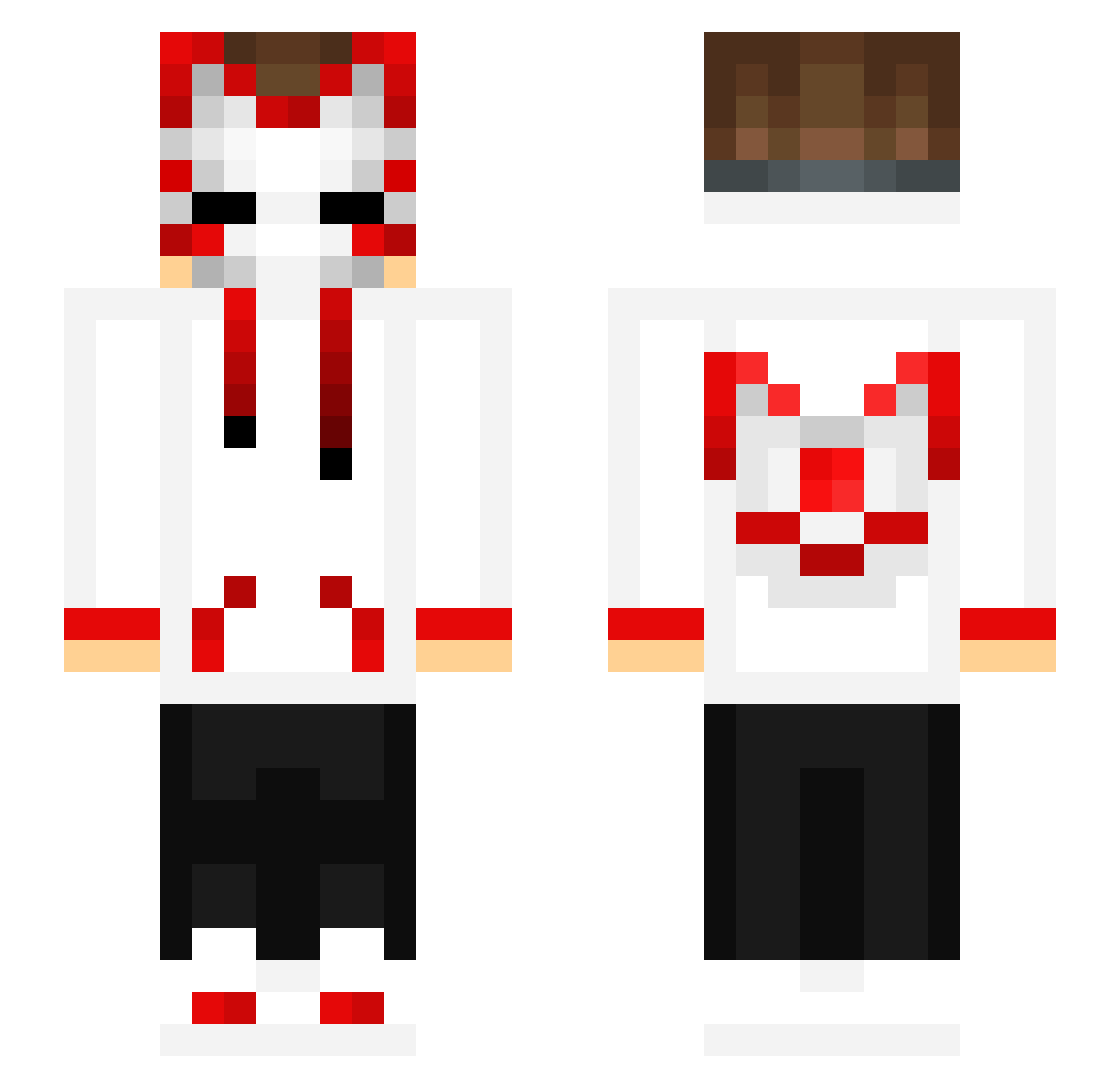 Magister_Damask Minecraft skin, front and back view
