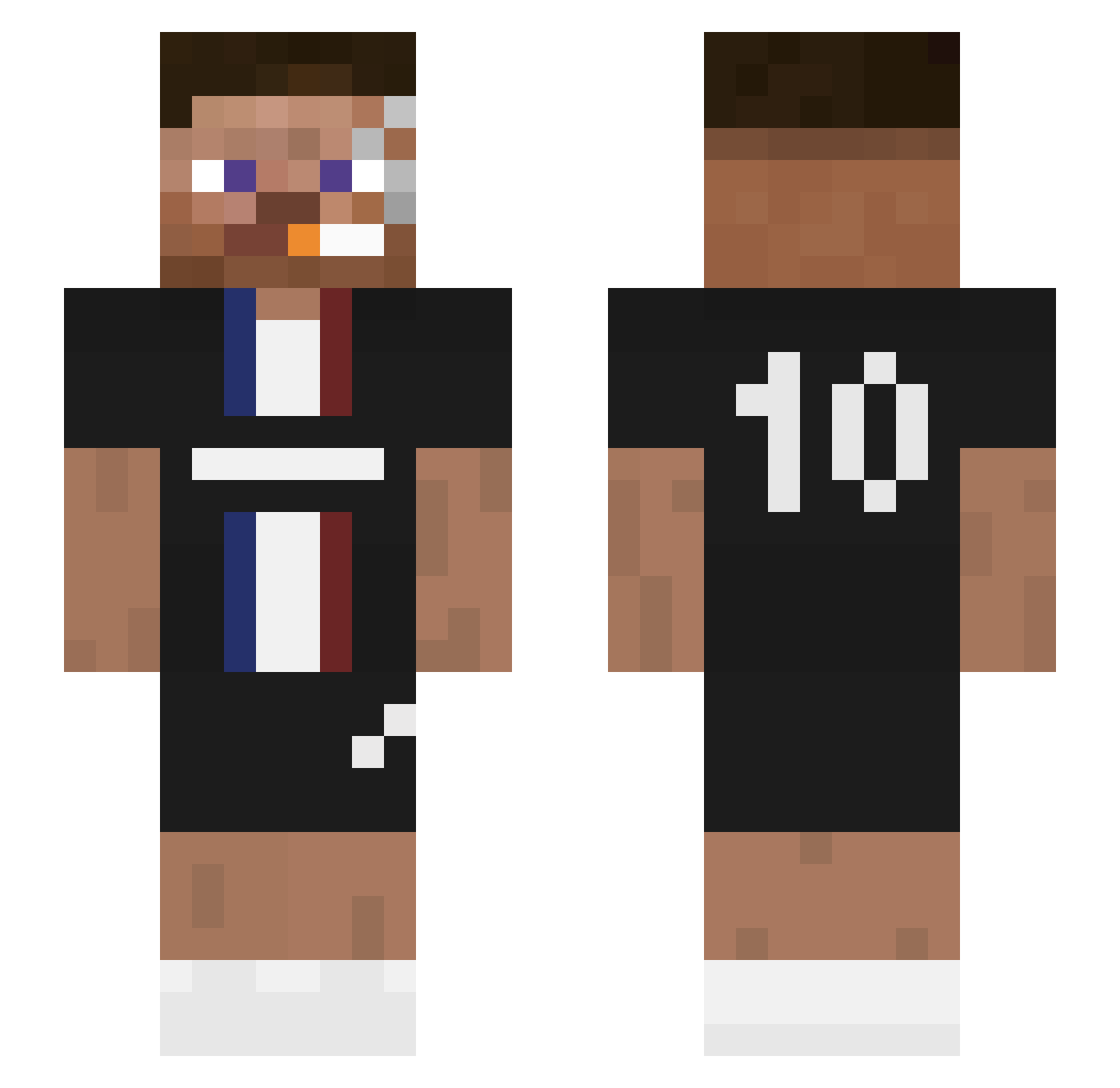 fa_do_matue Minecraft skin, front and back view