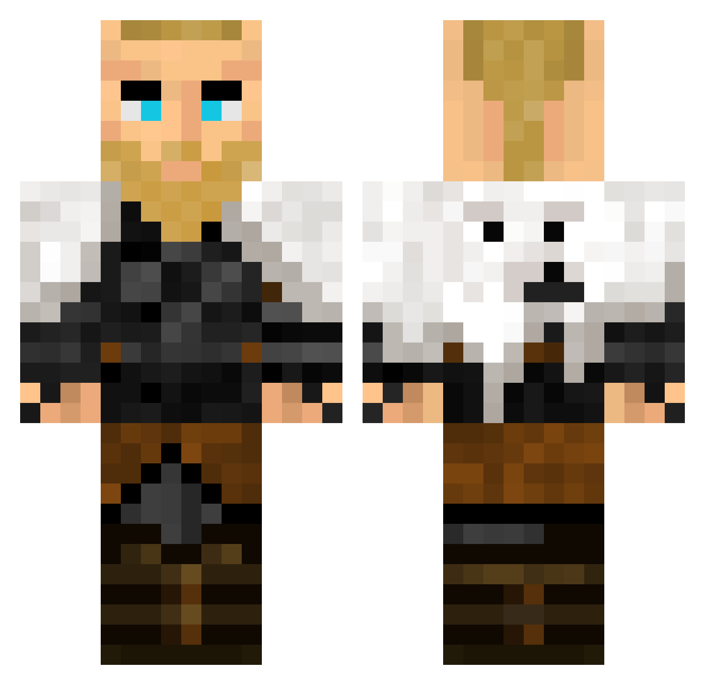 Tazmaniax1255 Minecraft skin, front and back view