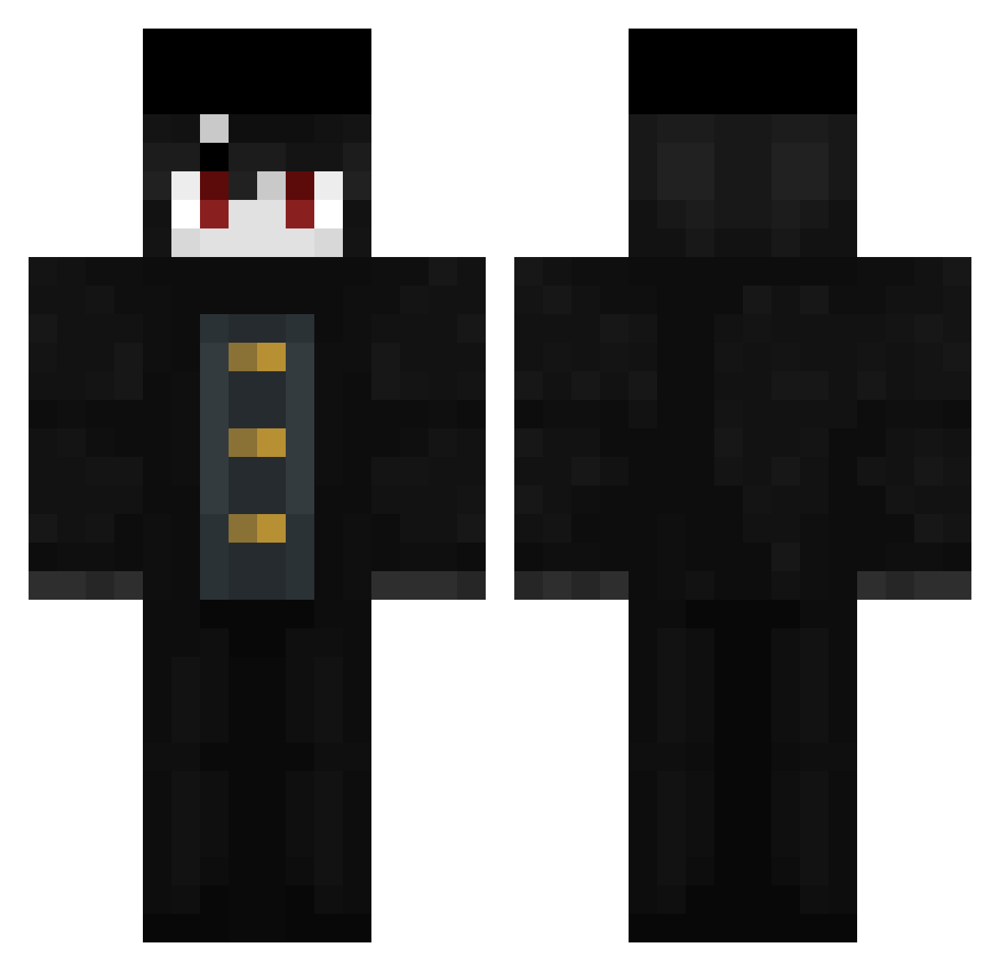 paesdealhos Minecraft skin, front and back view