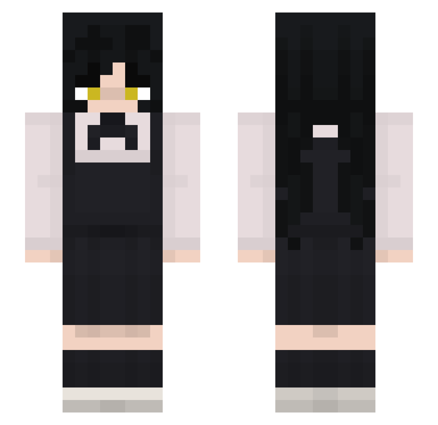 John_Ward Minecraft skin, front and back view