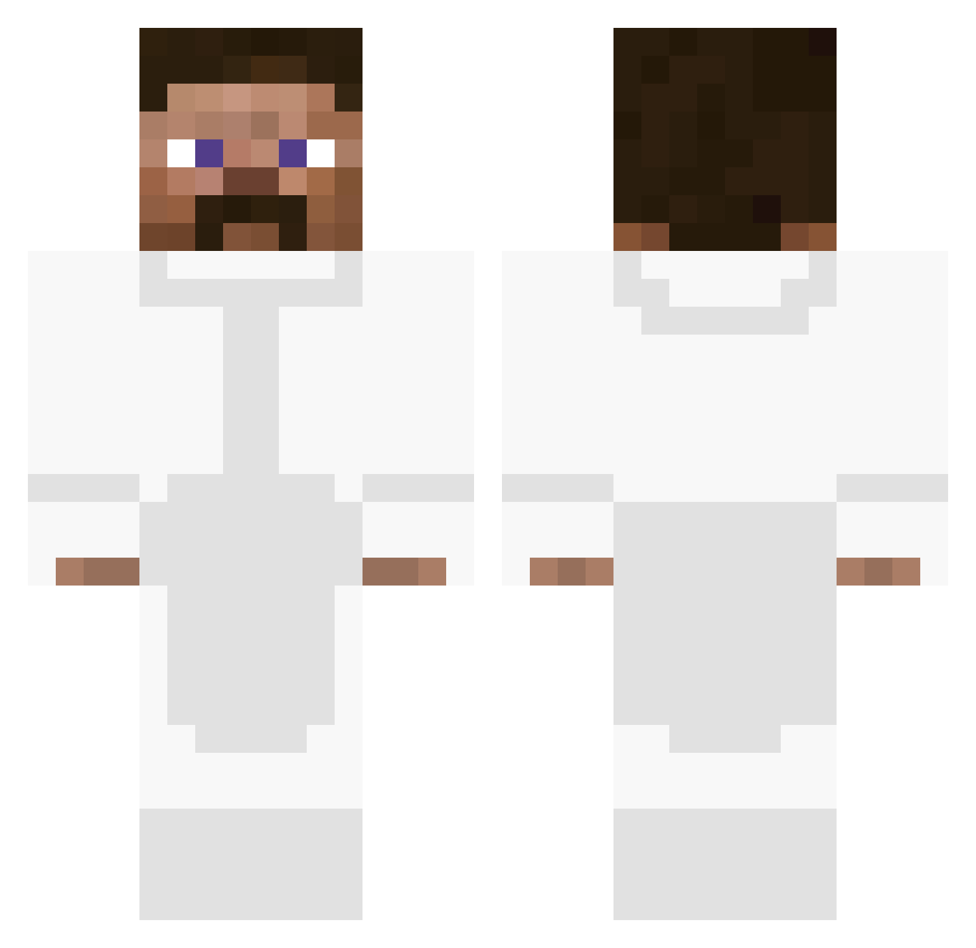 SnosMumriken100 Minecraft skin, front and back view