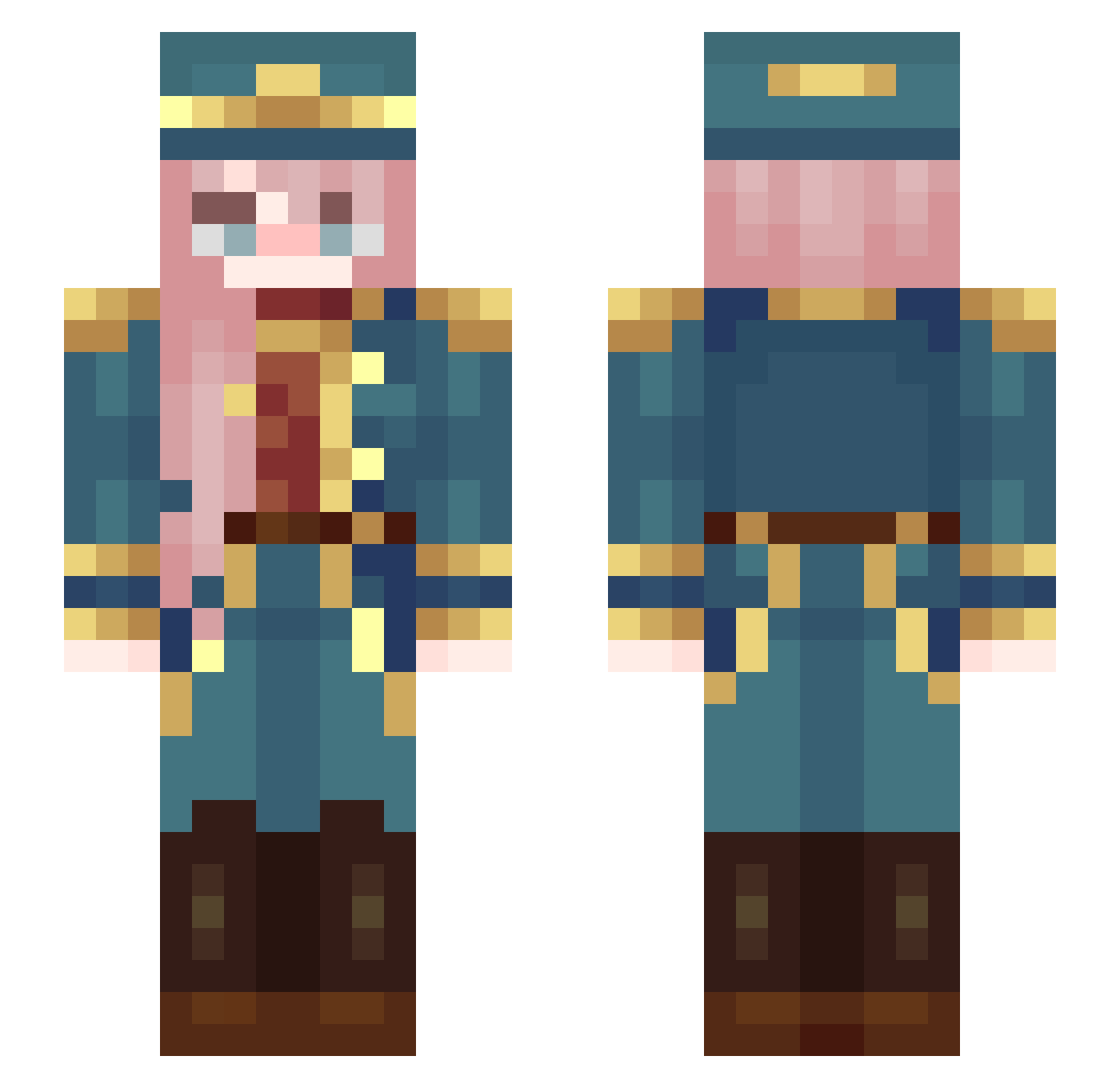 avian_butworse Minecraft skin, front and back view