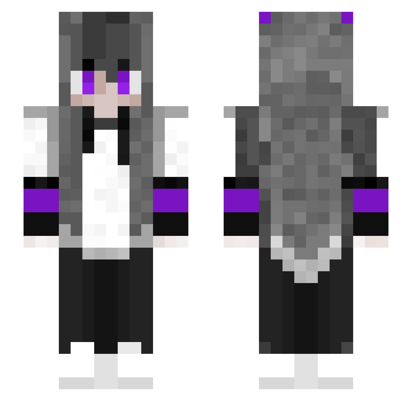 TakiMax_ Minecraft skin, front and back view