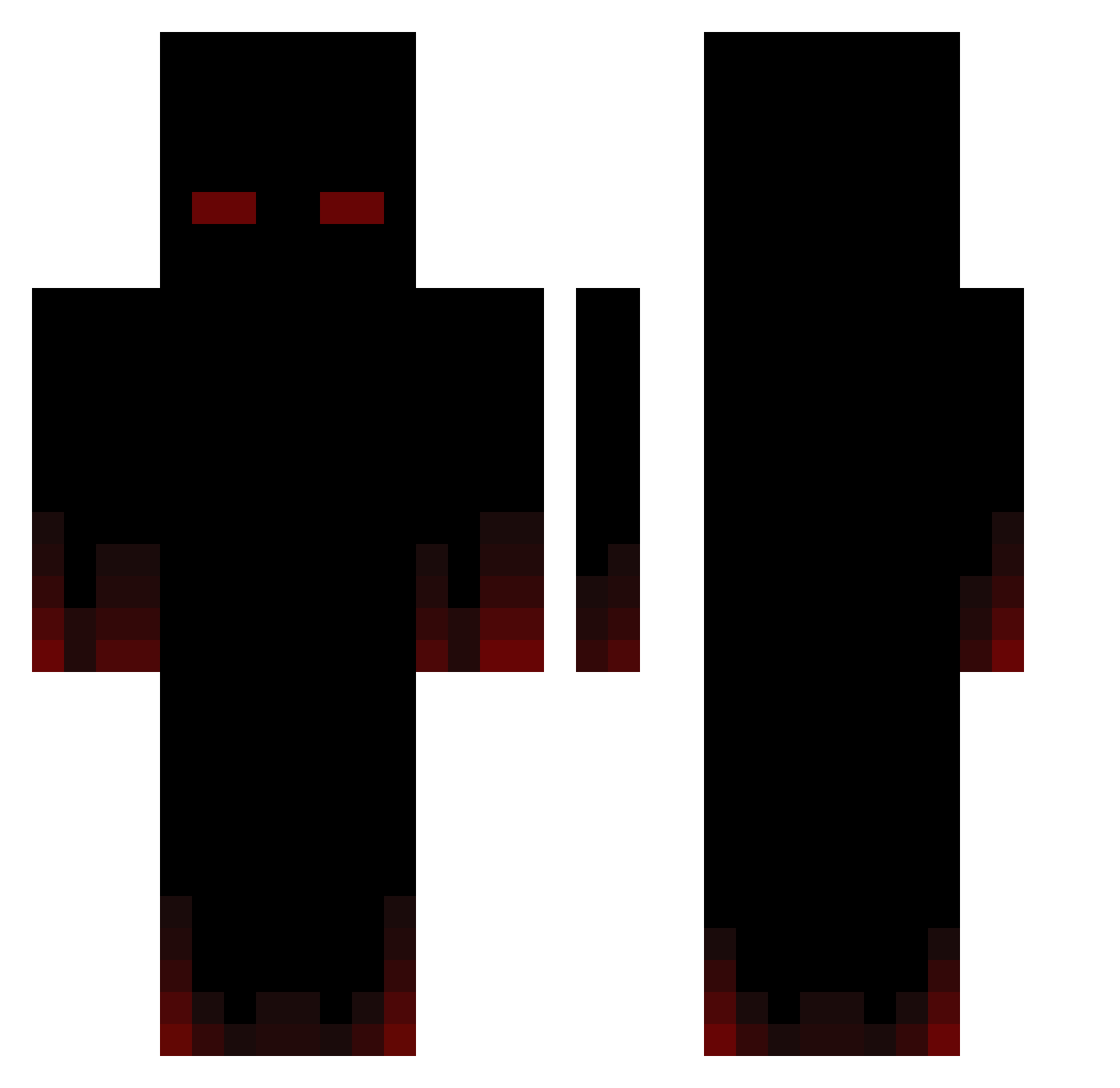 KYL___ALARIC Minecraft skin, front and back view