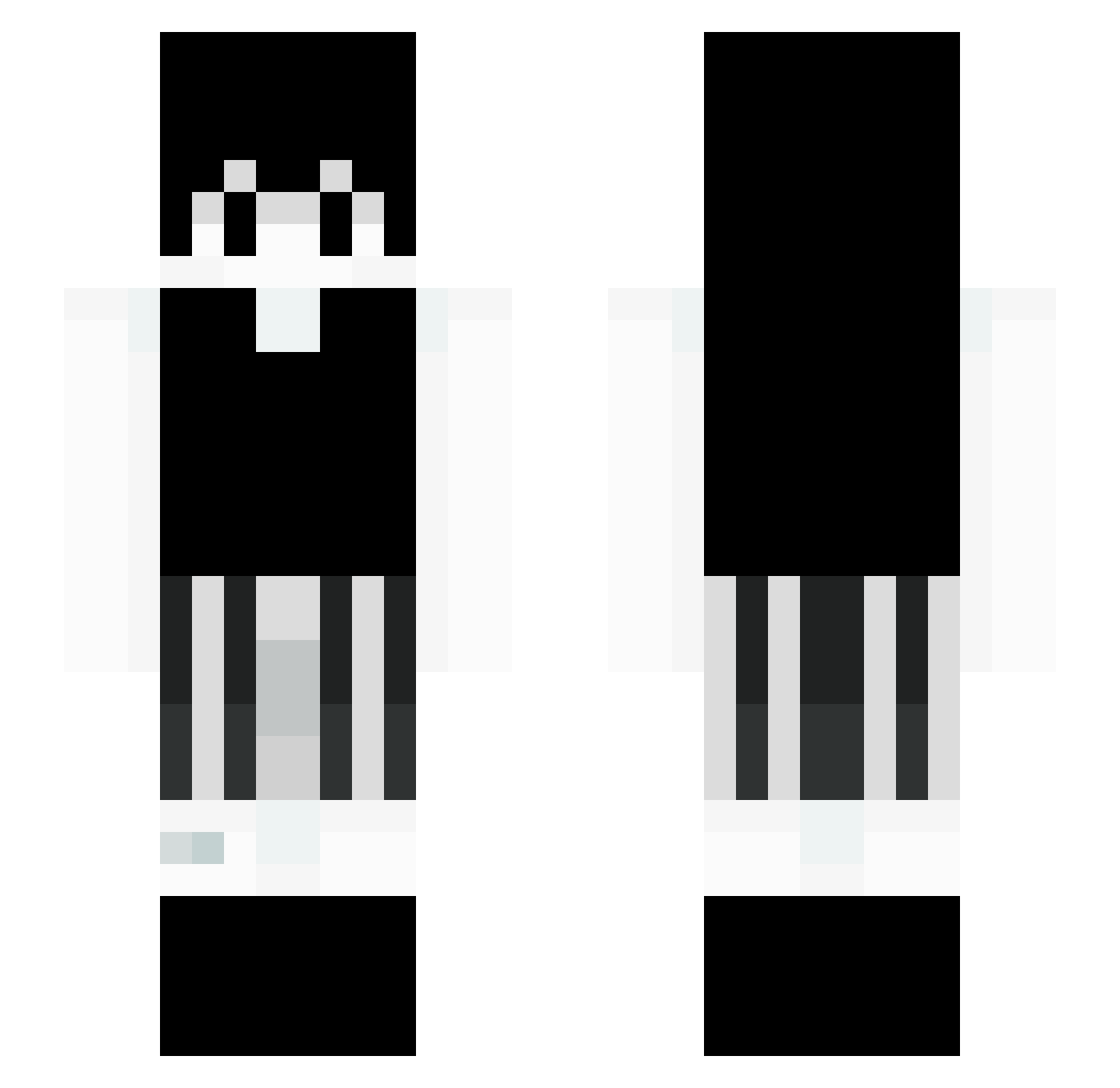 ClassicFern2498 Minecraft skin, front and back view