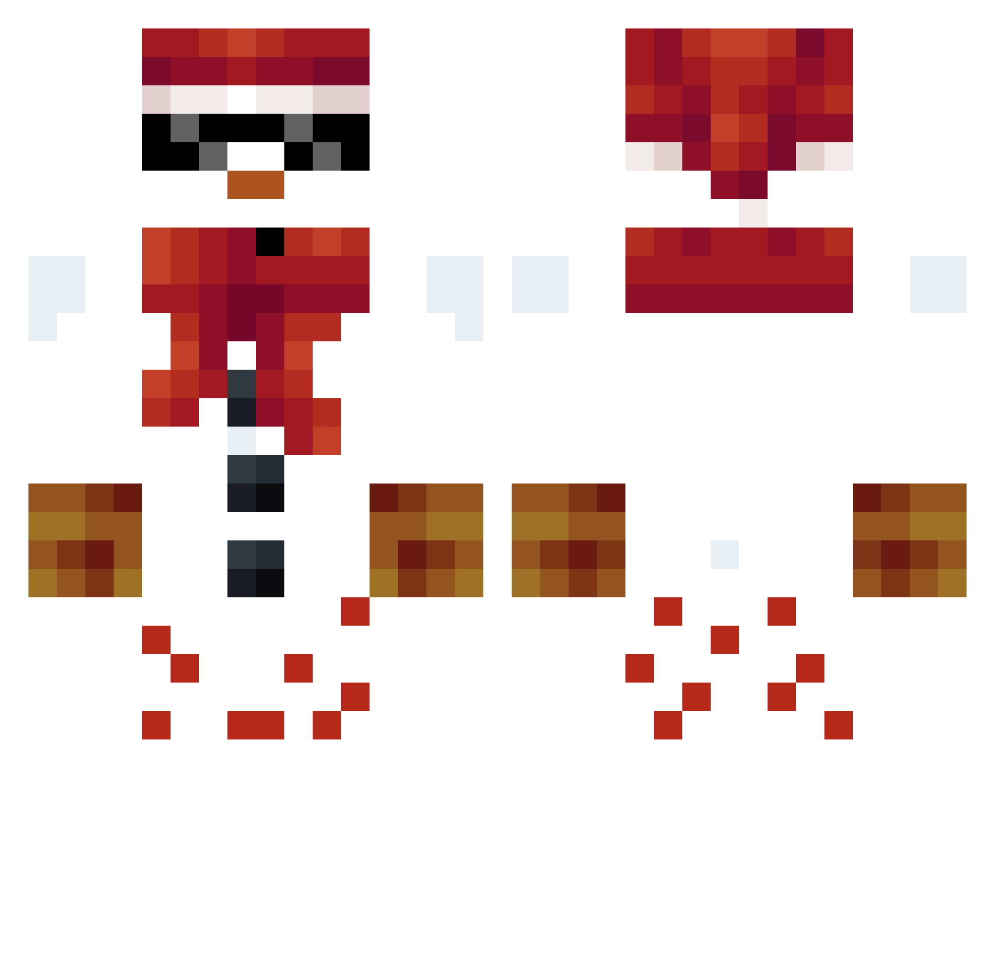 Yeah_Lin1223 Minecraft skin, front and back view