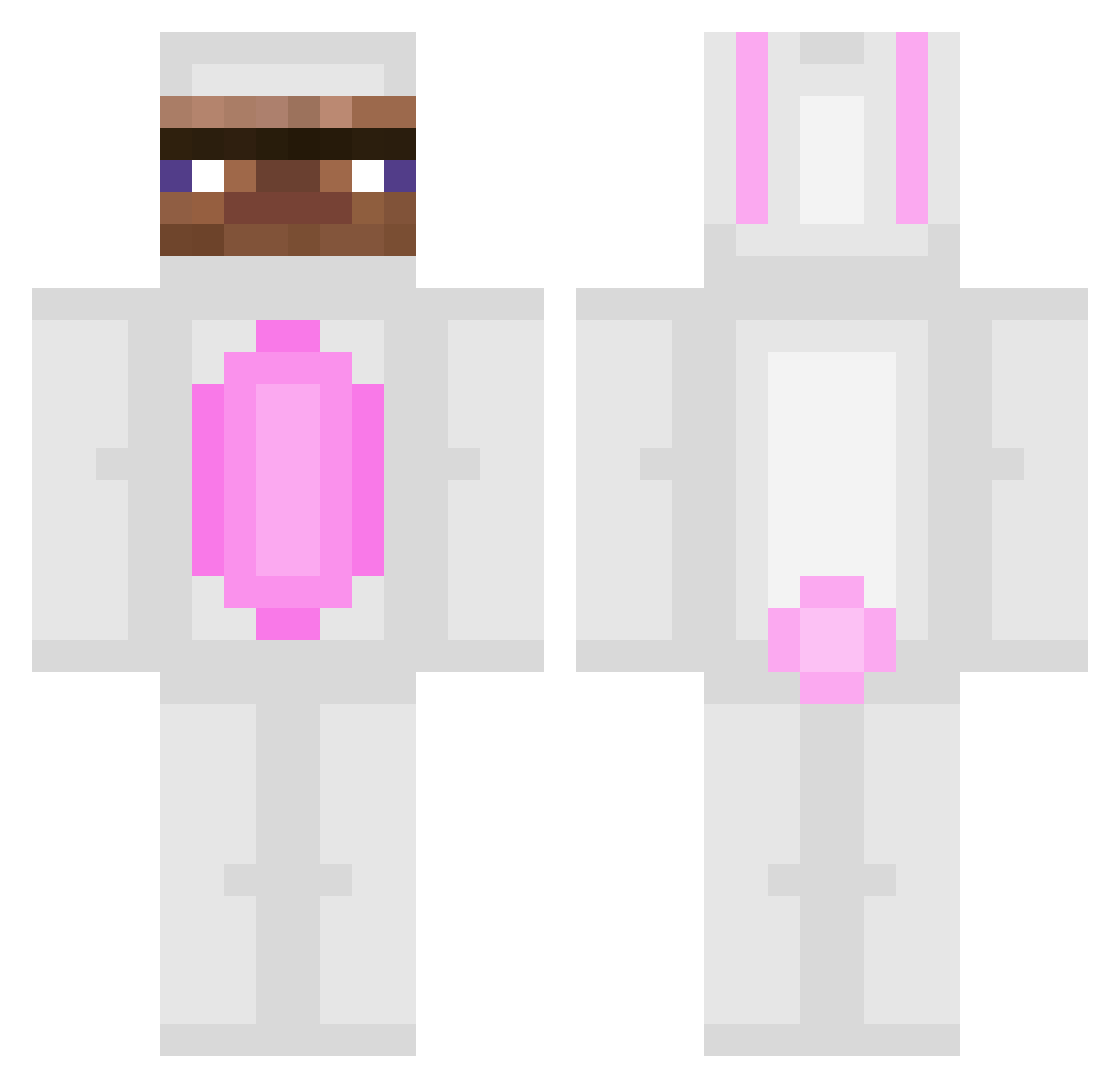 RobertPaszkowski Minecraft skin, front and back view