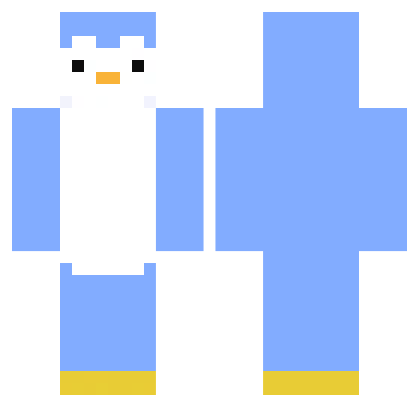 yeo_onn Minecraft skin, front and back view