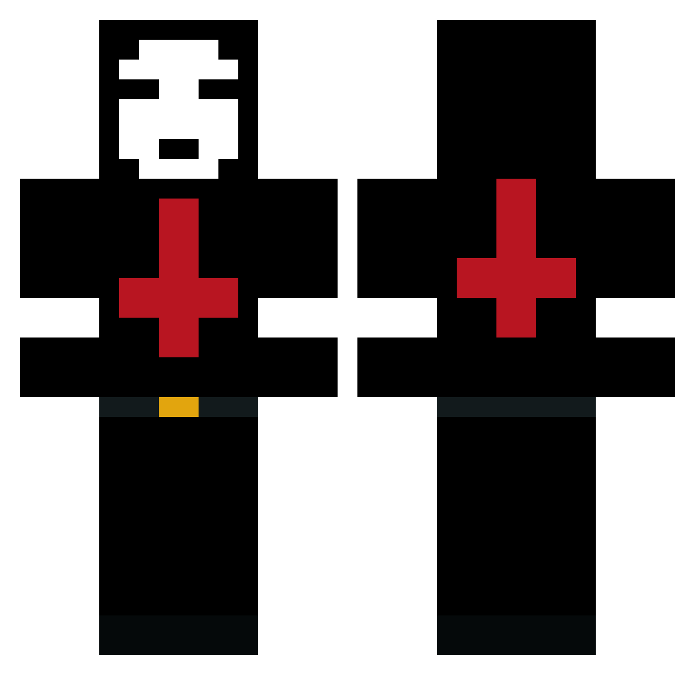 sergej05 Minecraft skin, front and back view