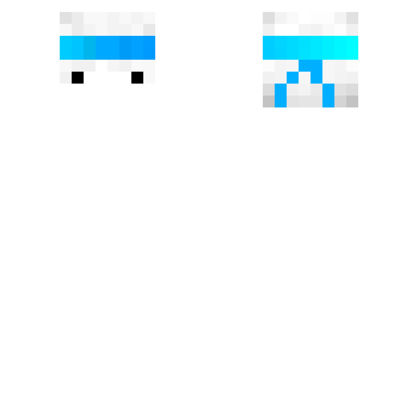fivesssss Minecraft skin, front and back view