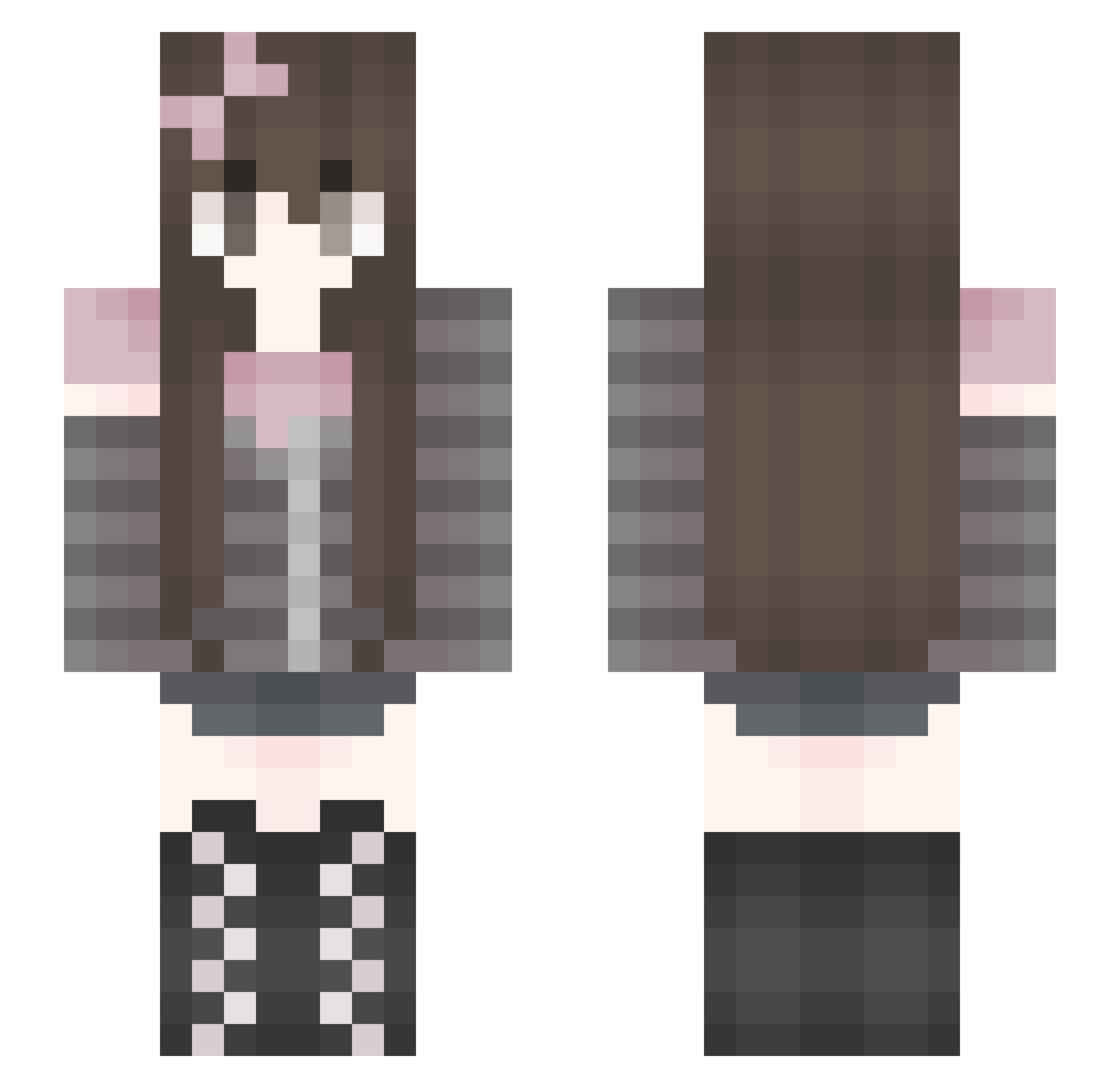 lolwat643 Minecraft skin, front and back view